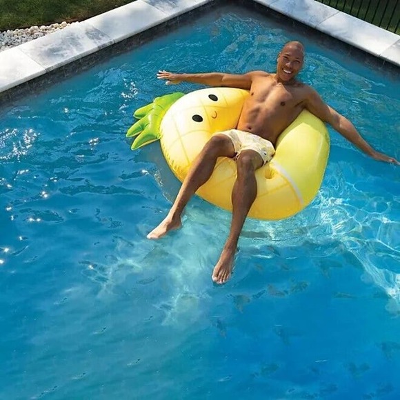 BigMouth, Squishmallows Maui the Pineapple Pool Float, 51.6" x 41.7" x 13.4" - Picture 8 of 9